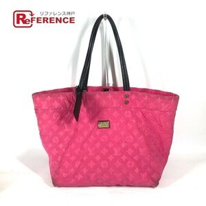 Louis Vuitton Cruise Line Scuba Shoulder Bag Tote Microfiber Pink